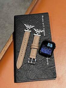 Starry Leather Strap Compatible With 38/40/41/42/44/45/46/49mm Compatible With Apple Watch Strap Ultra/S10/9/8/7/6/5/4/3/2/1
