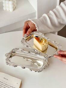 1 件北欧复古蛋糕盘、甜点架、茶会托盘、珠宝蜡烛香炉、早餐盘 - 彩色 - 查看 8