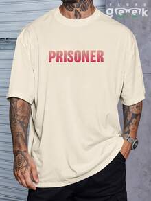 Camiseta Oversized Streetwear Academia Prisioner Psicodélico Gratife REF 7326 FLUXOGEEK - Caqui - Visão 2