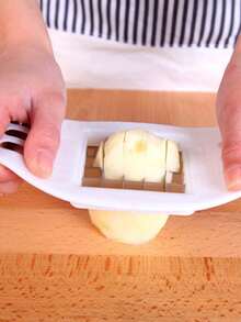 1 pièce Outil de fabrication de frites, coupe-pommes de terre multifonction
