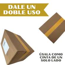 AKAM 10Mt Cintas Doble Cara extrafuerte - Cinta Adhesiva Fibra de Vidrio, Tapetes, Superficies Interiores o Exteriores, Lisas no mas clavos (5cm x 10Mt, 1pz) - 5 cm x 10 m - Ver 6