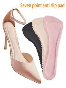 1双女士高跟鞋鞋垫，防滑鞋垫，适用于高跟鞋、平底鞋、凉鞋，轻薄透气缓冲鞋垫，带自粘胶 - 七分鞋墊 - 查看 8
