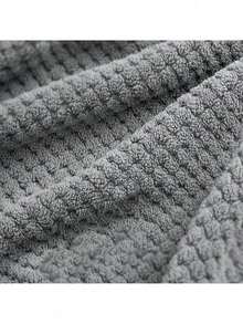 1条珊瑚绒菠萝纹理干发巾，加厚加长，速干，吸水性强，带松紧带，可作浴帽浴室装饰 - 彩色 - 查看 8