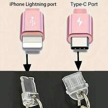 Acrylic Earphone Dust Plug - Tree/Jellyfish/Panda, Silicone Charging Port Dust Plug Protector For IPhone/Type-C Lightning