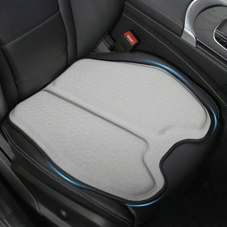 Soft Thin Gel Seat Cushion For Car Seat, Office Chair, Wheelchair, Stadium - Non-Slip Car Seat Cushions With 1 Inch Gel - Sciatica & Tailbone Pain Relief (Light Gray),19067560 - Lạc đà - Xem 1