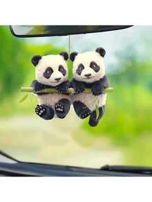 1pc Panda Acrylic Pendant, Suitable For Car Rearview Mirror, Backpack Decoration - 197 Panda - View 11