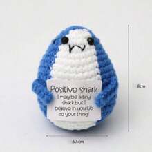 1 Adorable Shark Crochet Toy - 30-Minute DIY Project, Perfect Birthday Gift For Shark Lovers - Ideal For Birthdays, Holidays, Christmas, Valentine's Day Gifts Great White Shark, Shark Gifts, Shark, Adorable Crochet Toy