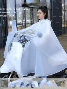Electric Bike Raincoats (Suitable For Single Or Double Riders),Motorcycle Rain Capes For Men And Women,Adult Thickened Raincoats,Electric Scooter Rain Gear