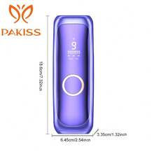 PAKISS FY-B507AG Ulik Sapphire Ice Cooling IPL Hair Removal Device, 9 Energy Levels, Upgraded To 999999 Flash, Automatic And Manual Modes, And Can Be Used At Home. It Is Suitable For Face, Legs, Bikini Line, And Arms, A Gift For Mom And Girlfriend - Xem 2