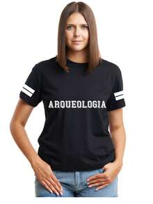 Women's Shirt Archaeology Profession Course Fac6 - Black - View 2