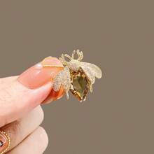 1pc Cute Bee Brooch, High-End Chest Flower For Men And Women, Unique Design, Exquisite Pin, Suitable For Daily Wear And Party Wear Jewelry, Good Gift, Seasonal Accessory, Fashionable Accessory - 1 cái - Xem 3