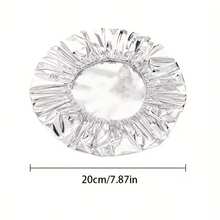 30 piezas Cubierta térmica reutilizable de papel de aluminio - Cubierta de calentamiento para mesa, tapa de aluminio, película de conservación y calentamiento de alimentos para la cocina, adecuada para tazones, platos, mantiene los alimentos calientes, frescos, a prueba de insectos y polvo, equipo de calentamiento de alimentos