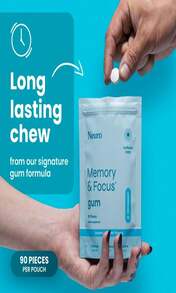Neuro Memory &Amp; Focus Gum (90 Pieces) - Decaf &Amp; Sugar Free With American Ginseng, L Theanine, Vitamin B12 &Amp; Vitamin B6 For Mental Alertness - Brain Supplements For Memory And Focus - Peppermint Flavor - Flavor NameA - View 6