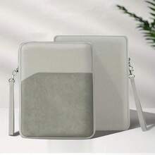 1 bolsa organizadora de tableta de gran capacidad con cremallera, de material de nailon gris , adecuada para protección y almacenamiento de tabletas de 8 pulgadas/10 pulgadas, bolsa para iPad de 7.9/8 pulgadas, bolsa interior para laptop de 10.8/11 pulgadas