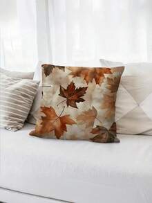 1/2/4 szt. poszewki na poduszki z motywem jesiennym, jesienne liście, stare marzenie: poduszka w kolorze vintage, skrywająca jesienne historie, odpowiednia do dekoracji nocnej, hoteli, pensjonatów, sof, poszewek na poduszki, miękkich poduszek, balkonów ogrodowych