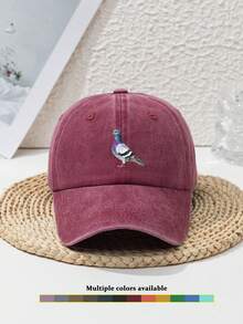 1pc Unisex Cute Capybara Design Adjustable Casual Sports Beach Animal Print Retro Style Polyester Soft Top Peaked Cap, Suitable For Spring, Summer, Autumn, Winter