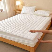 Simple Solid Color Quilted Bedsheet! Practical First Choice! Soft And Dirt Resistant, Machine Washable And Suitable For Multiple Scenarios, Skin Friendly And Soft, Suitable For All Seasons, Skin Friendly, Silent And Dirt Resistant