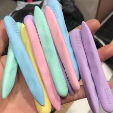 3个马卡龙色随机橡皮擦，残留碎片极少，适合作为奖品和礼物，可爱卡通软橡皮擦，适合学生、学习用品、奖励、文具、节日礼物【颜色和款式随机】，返校必备