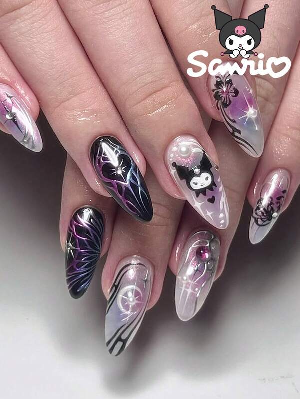 Sanrio Press On False Nails