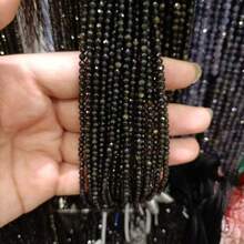 1 Strand Of Faceted Natural Ruby Loose Beads, Used For Jewelry Making, DIY Personalized And Fashionable Bracelets, Necklaces, Keychains, And As Jewelry And Accessory Components.