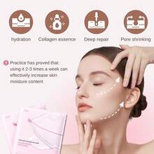 4pcs Salmon DNA PDRN Pink Collagen Jelly Gel Mask, Elasticity, Hydrating, Firming And Moisturizing, With Collagen, Glowing Complexion, Antioxidant, Smooth Skin, Improves Overall Completion, Overnight Face Mask For Glass Glow Skin , Korean Skincare