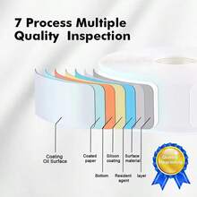 Niimbot Adhesive Thermal Label Transparent Sticker Waterproof White Paper Tape For Niimbot D11 D110 D101 Portable Thermal Printer For Office School Label Maker - Multicolor - View 3