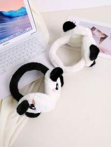 1pc Women/Student Winter Ear Muffs, Panda & Capybara Design, Foldable For Easy Storage, Warm & Windproof Ear Protection, Suitable For Outdoor, Commuting Fall - Multicolor - View 1