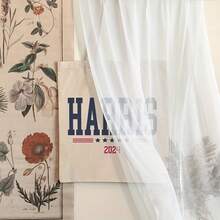 1pc 2024 Madam  Campaign Tote Bag - Bold Blue & Stars Design, Spacious Women's Shoulder Bag Travel, Commute, Beach - Lightweight Folding Bag,  Women, Political Merchandise, Daily Commute, Patriotic Design, Sturdy Handles, Women Shoppers