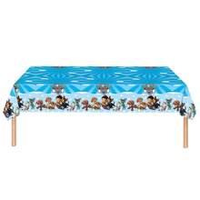 Paw Patrol Paw Patrol Patrol Dog Wallpaper Decoration Birthday Disposable Pe Tablecloth Cartoon Theme Holiday Decoration Birthday,Party Tablecloth,The Perfect Party Gift, A Holiday Gift For Fans Paw Patrol Birthday Decorations Birthday Decorations