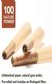 SmokyJoy Cones Rolling Papers Pre Rolled Paper Cones King Size - 50 Pack Preroll Pre Rolls Paper With Filter Tips And Packing Tubes Included - 顏色A - 查看 4