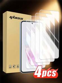 4pcs Tempered Glass Screen Protector, Easy Installation, Sensitive Touch, Bubble-Free. Clearer After Installation, Shatter-Proof, Scratch-Resistant, Waterproof, Suitable For Samsung Galaxy S20 FE/S24 FE/A54/A15/A05s/A06/A35/A54/A55/S23 FE/A16/A26/A36/A56/S21/S22/S23/S24 Ultra/Galaxy S24/A07/A17/S25 Ultra/S25 Edge/S26 Ultra/S26/S26 Plus Series. - Clear - View 51