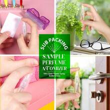 20Pcs Spray Bottle, Travel Spray Bottle 5ml Plastic, Fine Mist Atomizer Perfume, Refillable Bottle, Empty Bottle Travel