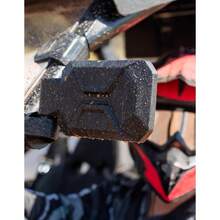 - Espejos laterales UTV con jaula de barra enrollable de 1.6 a 2 pulgadas, espejos laterales retrovisores ajustables SXS, compatibles con RZR, Can - Am Maverick X3, Talon, - Negro - - Ver 9