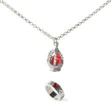 魔法少女动漫项链和戒指套装，限量版收藏品，包含 Madoka、Homura、Sayaka、Kyoko、Hitomi - 动漫/漫画人物纪念品，非常适合万圣节、圣诞节、感恩节、生日礼物 - 彩色 - 查看 11