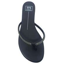 Beach Rhinestone Butterfly Knot Beach - Negro - Ver 9