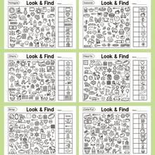 Find Hidden Pictures Book, Pencil Drawing, Interactive Search And Drawing Activity Book, Engaging Hide-And-Seek Themed Pages (Randomly Distributed), Fun And Simple, Cultivate Drawing And Hands-On Skills, Enhance Focus And Imagination, Suitable As Christmas, Birthday, Party, New Year, Halloween Gift