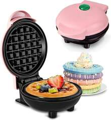Mini Máquina para Hacer Waffles Compacta y Antiadherente, 4 Pulgadas - 1 - Ver 8