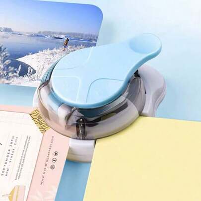 1pc 3-In-1 Multipurpose Corner Rounder, R4/R7/R10 Corner Cutter, Card & Paper Trimmer