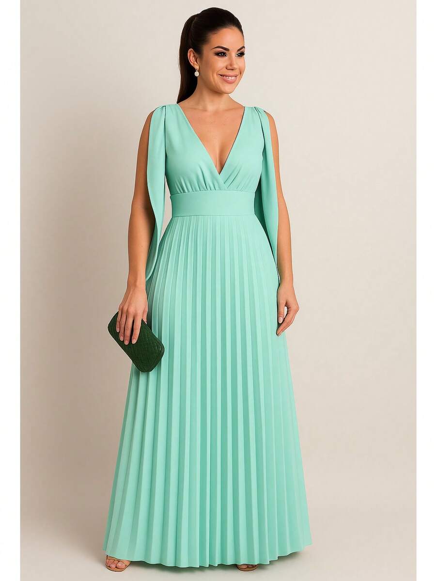 Women Dresses - Green - View 1
