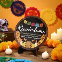Day Of The Dead Decorations Altar Dia De Los Muertos Wood Ofrenda De Muertos Decorations With Stand Remembrance Ply For Halloween Mexican Day Of The Dead Party Decor