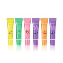 6pcs/Set Women's Gift Fruit Flavored Lip Oil, 15ml/Bottle With Hyaluronic Acid, Squalane. 24h Deep Moisturizing & Hydrating Lip Balm, Suitable For Dry Skin