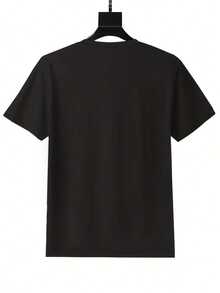 1 camiseta gráfica con estampado digital para mujer Labios, arcoíris, goteo, colores Camiseta casual de cuello redondo y manga corta. Camiseta de algodón ligera para las cuatro estaciones, lavable a máquina, no lavar en seco. - Negro - Ver 4