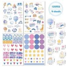 4 Blatt Baby Aufkleber, Braun/Blau, Deutsch/Englisch, wasserfeste Vinyl Aufkleber, für DIY Memo, Tagebuch, Wasserflasche, Notizbuch Dekoration, Aufkleber Buch, Baby Aufkleber, Babymonat Aufkleber, Neugeborenen Meilenstein Aufkleber, Baby Spielzeug Aufkleber, Baby Jungen Album, Baby's erstes Jahr Kalender