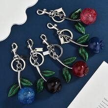 1 Piece Unisex Blueberry Keychain, Fruit Ornament, Bag Charm  Car Keychain, Daily Small Friends - 款式C - 查看 1