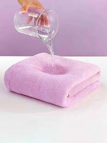 2pcs/1pc, Soft Absorbent Baby Bath Towel, Coral Fleece Baby Washcloth, Mommy Can Use Hair Drying Towel, Face Towel, Bath Towel