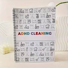 36-Page ADD Cleaning Planner A Comprehensive Home Maintenance Organization Checklist Covering Daily, Periodic, Monthly, And Yearly Tasks, Including A Chore Schedule, Quick Cleaning Tips, Seasonal Care, And Detailed Checklists On Durable Paper.