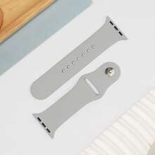 运动表带兼容 表带 38 毫米 40 毫米 41 毫米 42 毫米 44 毫米 45 毫米 46 毫米 49 毫米 适用于女性和男性，塑料软硅胶表带兼容 Series 10 9 8 7 6 5 4 3 2 1 Ultra SE - 雲霧灰 - 查看 3