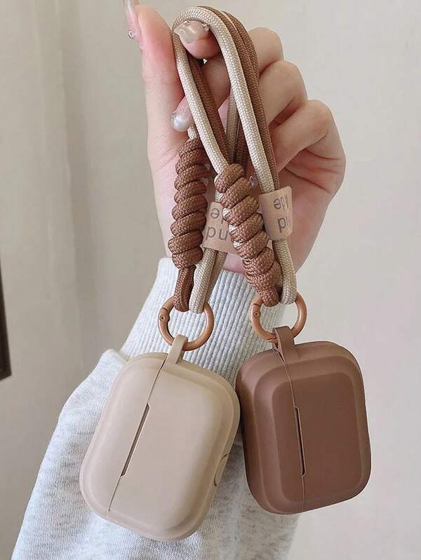 Funda protectora de silicona para AirPods de 4ta generación, AirPods Pro 2, AirPods 3, AirPods 2 con cordón