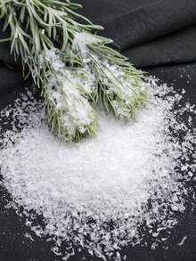 200g-Instant Artificial Snow Powder For DIY Christmas Decorations. This High-Simulation, Fake Snow Creates A Realistic And Fluffy Winter Wonderland Effect Instantly. It's The Perfect Creative Supply For All Your Festive Craft Projects. - White - View 4