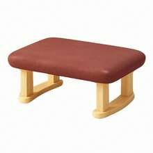 Cute Wooden Footstool, Small Bench For Bedroom, Living Room, Apartment, Entryway, Vanity Stool
